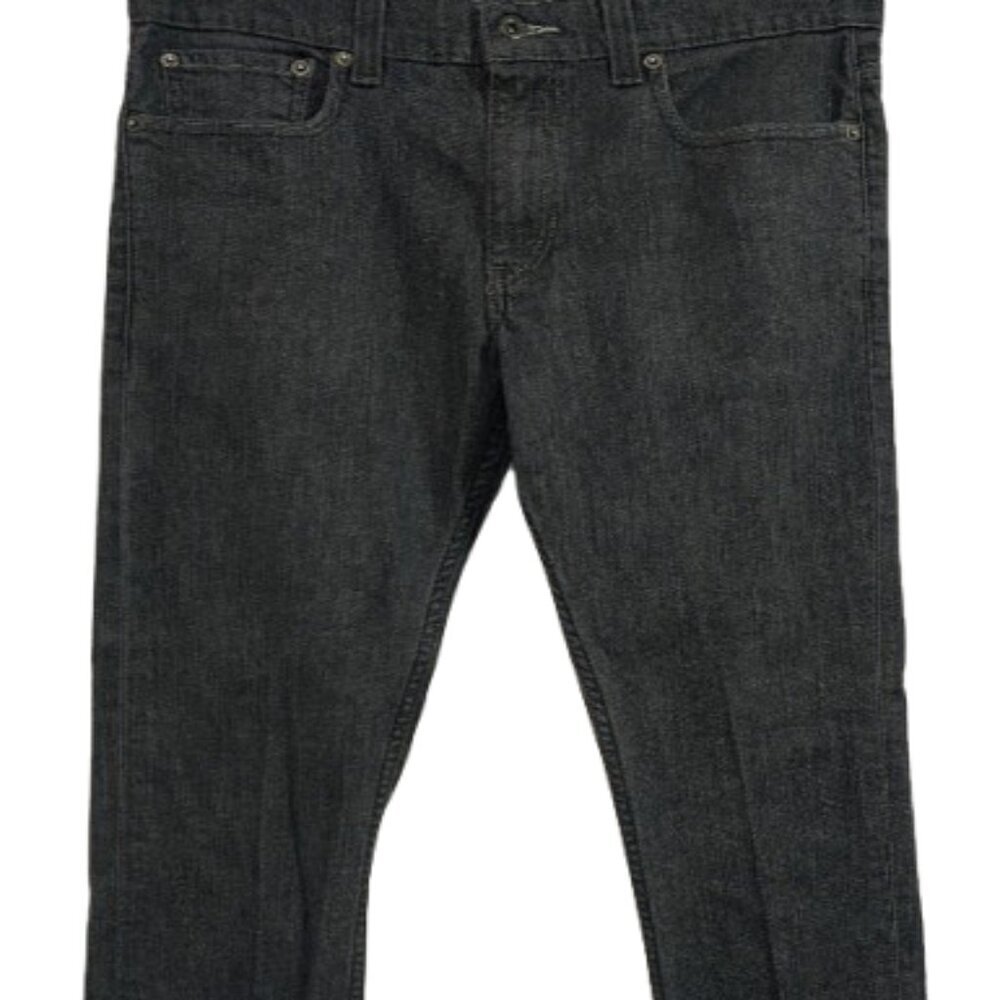 Levi Strauss 511 Men's Skinny Faded Black Denim Jeans 34x30
